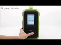 Bescherming van levens Luchtkwaliteit gas analysator met detectie van maximaal 18 gassen om gaslekken te voorkomen