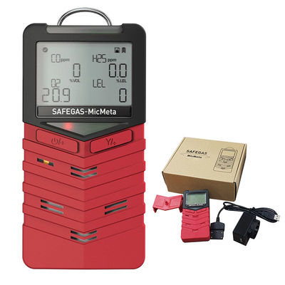 Safegas 4 In 1 Multi Gas Detector with IP66/IP68 Protection and Bluetooth Transmission for Industrial Safety