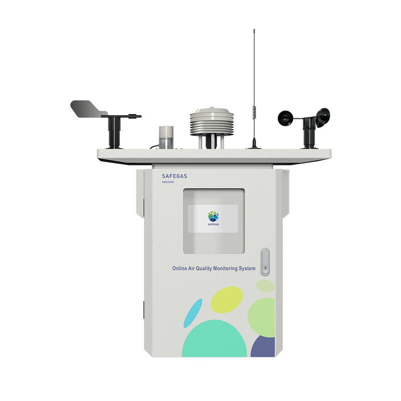 SAFEGAS AQD5000 High Resolution Ambient Air Quality Monitoring System for Industrial Outdoor Use with Real-time Monitoring
