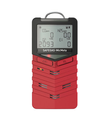 Draagbare enkele gasdetector met diffusiezuiging Minimiseren en lange wachttijd